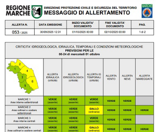 Marche - Assaggio d’autunno, in arrivo freddo e temporali